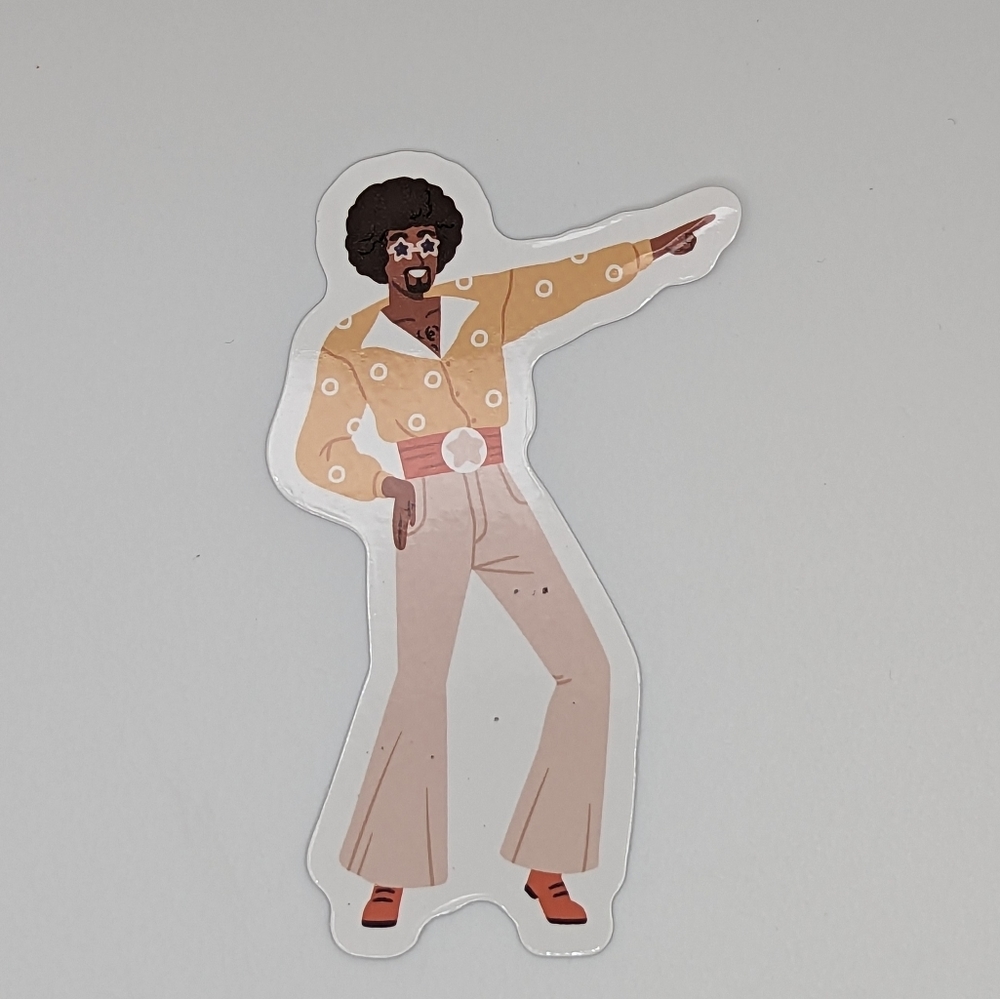Disco Man Sticker
